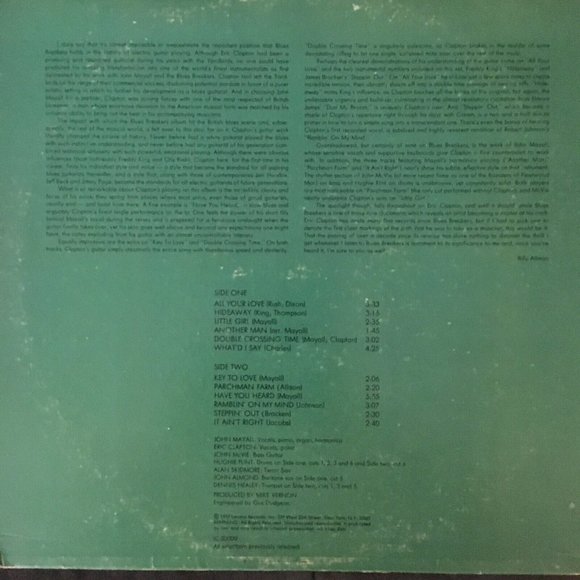 John Mayall & The Bluesbreakers w/Eric Clapton VG+ - Picture 2 of 5